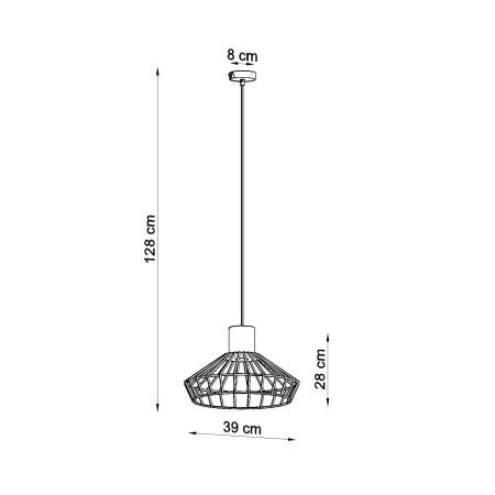 Lampa wisząca LORA SL.0288 - SOLLUX 4