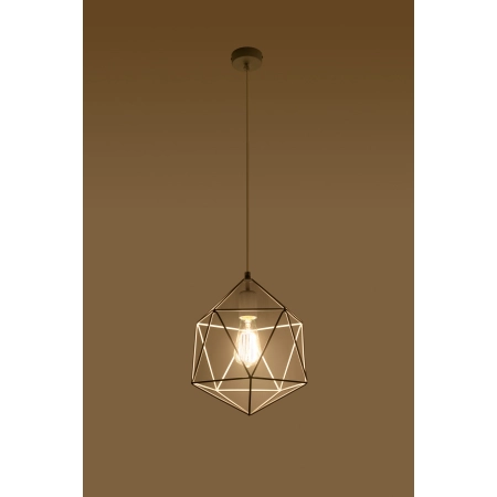 Lampa z minimalistycznym, drucianym kloszem SL.0290 z serii GASPARE 3