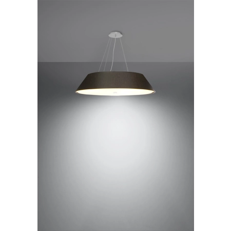 Nowoczesna, czarna lampa wisząca do salonu SL.0820 z serii VEGA 2