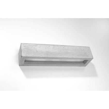 Szeroki, industrialny, betonowy kinkiet 50cm SL.0993 z serii VEGA 3