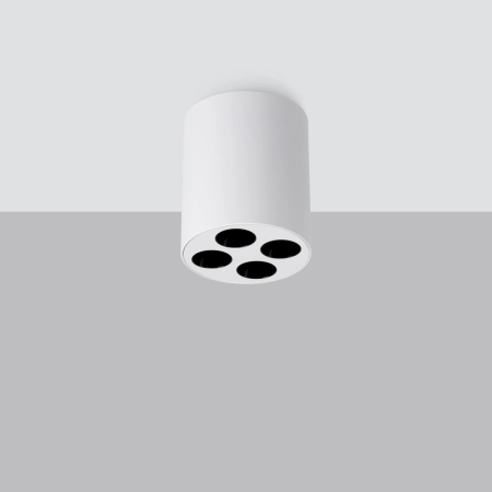 Biała, długa lampa sufitowa spot LED do kuchni SL.1209 z serii ZOE - 2