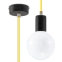 Lampa wisząca EDISON żółta SL.0153 - SOLLUX