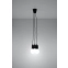 Minimalistyczna, czarna lampa wisząca bez kloszy SL.0573 z serii DIEGO 3 3