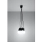 Czarna lampa wisząca do industrialnego salonu SL.0574 z serii DIEGO 5 3