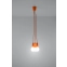 Lampa wisząca pomarańczowe przewody bez kloszy SL.0585 z serii DIEGO 3 3