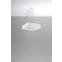 Biała, designerska lampa wisząca, kwadrat 55cm SL.0823 z serii LOKKO 3