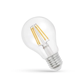 Żarówka LED przezroczysta filament E27 ciepła barwa 6W SpectrumLED 13903