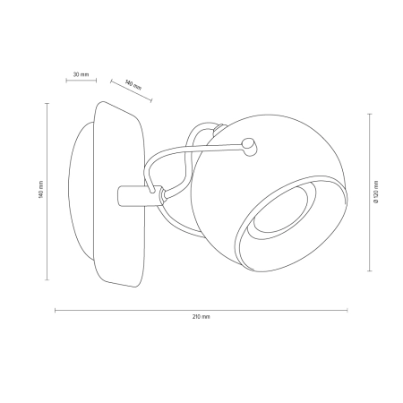 Kinkiet 5109182 z serii BALL 2