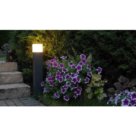 Lampa ogrodowa stojąca, kolor aluminium CB-MAX 400 AL z serii CUBE MAX -1