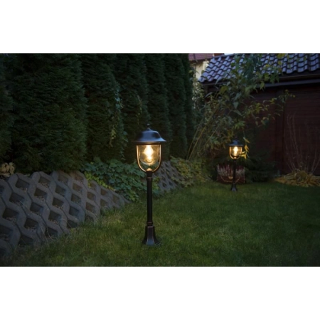 Ogrodowa lampa stojąca w czarnym kolorze K 5002/3/O z serii PRINCE -3