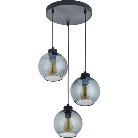 Lampa wisząca z okrągłymi kloszami TK 2832 z serii CUBUS GRAPHITE