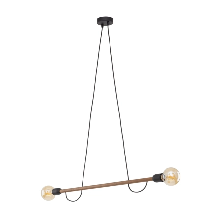 Minimalistyczna lampa z drewnianym ramieniem TK 4948 z serii HELIX WOOD