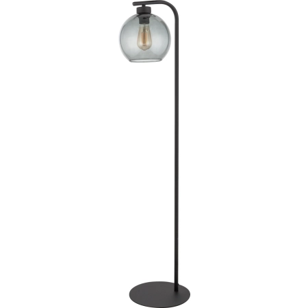 Lampa podłogowa z okrągłym kloszem TK 5051 z serii CUBUS GRAPHITE