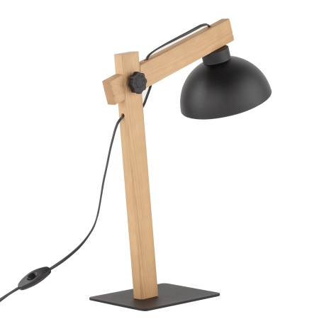 Nowoczesna lampka biurkowa, drewniane ramię TK 5346 z serii OSLO 5