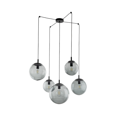 Lampa wisząca z grafitowymi kloszami TK 5382 z serii ESME GRAPHITE - 2