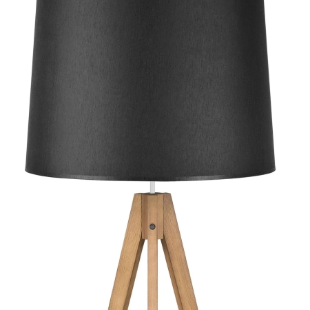 Drewniana lampa podłogowa ze smukłym abażurem TK 5599 z serii WALZ 2