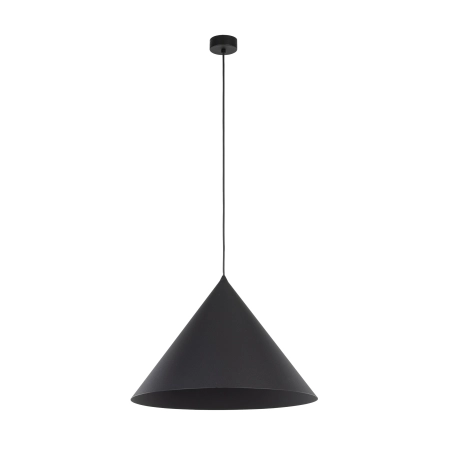 Stożkowa, czarna lampa wisząca TK 10059 z serii CONO BLACK