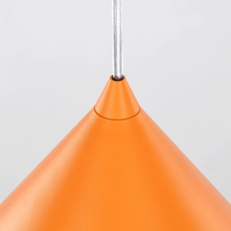 Kolorowa lampa wisząca do kuchni TK 10088 z serii CONO ORANGE - 2