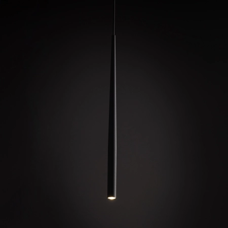 Smukła, punktowa lampa wisząca TK 10112 z serii PIANO BLACK - 4