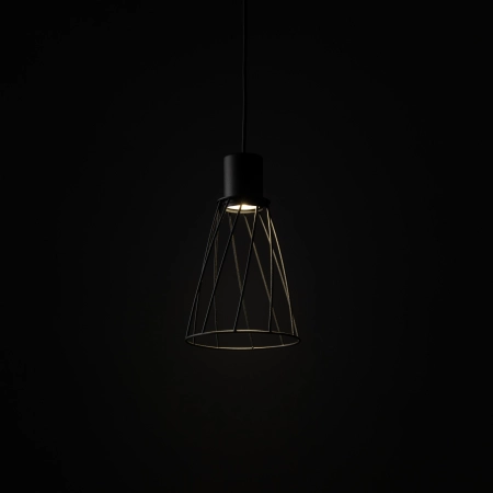 Loftowa, druciana lampa wisząca TK 10159 z serii MODESTO BLACK - 2
