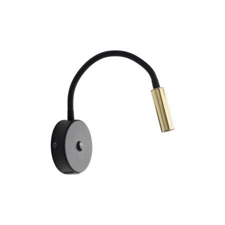 Kinkiet z USB, do sypialni TK 10201 z serii LAGOS BLACK GOLD - 6