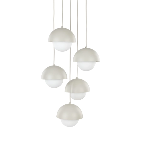 Modernistyczna lampa wisząca do salonu TK 10214 z serii BONO BEIGE - 5