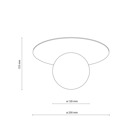 Geometryczna, szara lampa sufitowa TK 10232 z serii PIXI - 6