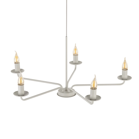 Świecznikowa lampa wisząca do salonu TK 10253 z serii LIMAL BEIGE - 4