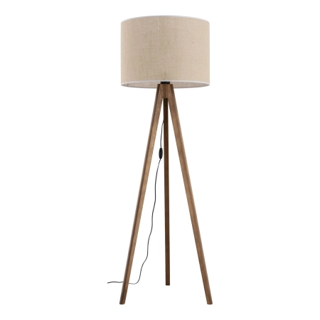 Lampa podłogowa z abażurem w stylu boho TK 16017 z serii GRAND ORZECH