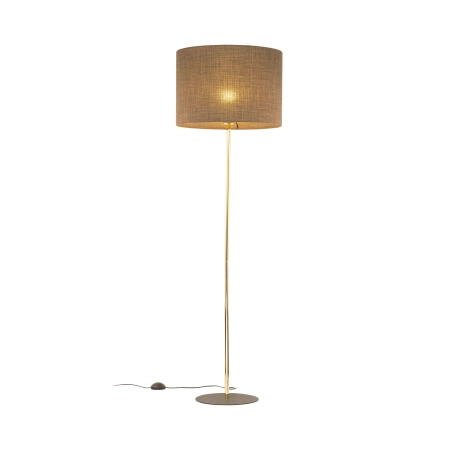 Prosta lampa na złotej nodze TK 16031 z serii UMBERTO BROWN GOLD - 5