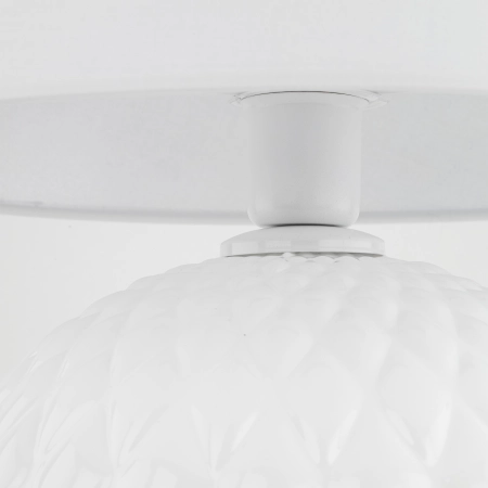 Elegancka, biała lampka stołowa TK 16046 z serii SANTANA WHITE - 3