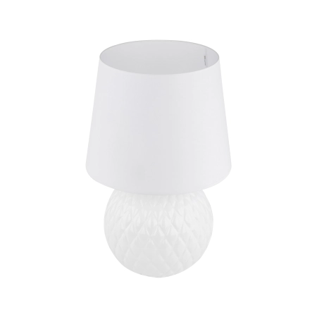 Elegancka, biała lampka stołowa TK 16046 z serii SANTANA WHITE - 4