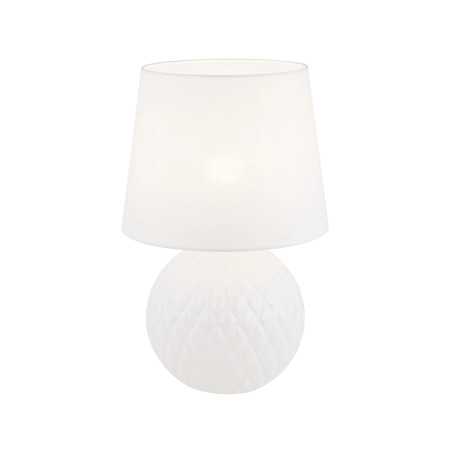 Elegancka, biała lampka stołowa TK 16046 z serii SANTANA WHITE - 5