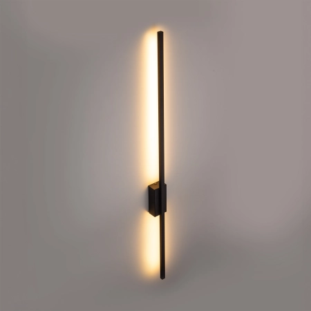 Smukła, czarna lampa ścienna LED TK 18074 z serii FLASH BLACK - 3