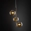 Złota, pionowa lampa wisząca do sypialni TK 4838 z serii ESTERA GOLD - 5