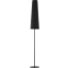 Stylowa, czarna lampa stojąca z wąskim abażurem TK 5170 z serii UMBRELLA
