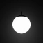 Czarno-biała, kulista lampa wisząca ⌀30cm TK 5670 z serii ESME WHITE - 2