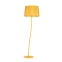 Żółta, dekoracyjna lampa podłogowa do sypialni TK 6645 z serii NICOLA