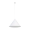 Biała lampa wisząca do salonu TK 10010 z serii CONO WHITE