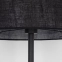 Czarna, prosta lampa podłogowa z abażurem TK 16011 z serii GLORII - 3