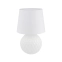 Elegancka, biała lampka stołowa TK 16046 z serii SANTANA WHITE