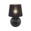 Czarna lampka na szafkę nocną TK 16047 z serii SANTANA BLACK - 5