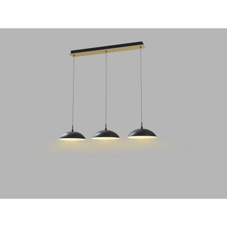 Designerska, czarno-złota lampka do biura WF 8001-104 z serii ROSSKOFF - 3