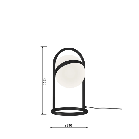 Ledowa lampa sufitowa ze złotymi kołami WF 9049-401 z serii PERPIGNON - wymiary
