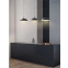 Designerska, czarno-złota lampka do biura WF 8001-104 z serii ROSSKOFF - wizualizacja