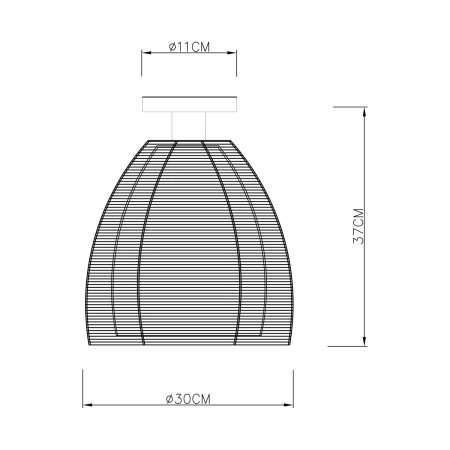 Lampa sufitowa MX9023-1L black z serii PICO 2