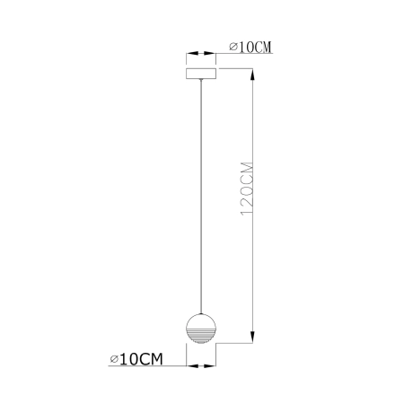 Lampa wisząca MD1703-1 z serii DORIS 3