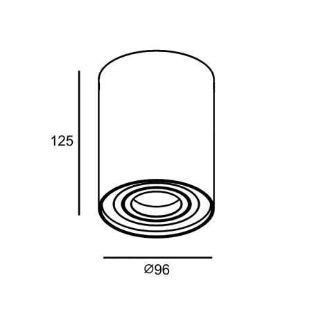 Spot 94354 z serii RONDOO SL1 2