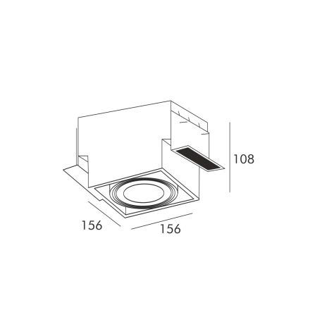 Spot 94363-WH z serii ONEON DL 111-1 2