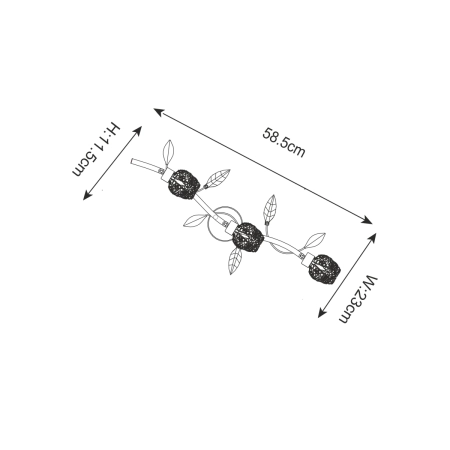 Lampa sufitowa G916006-3S z serii GUARAN 2